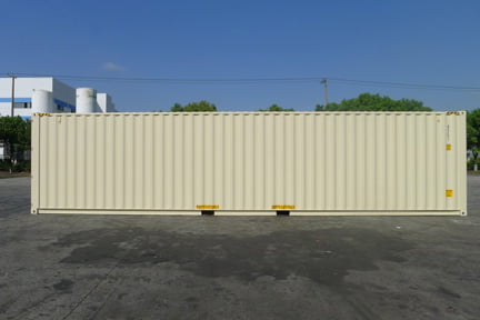 20ft, 40ft, 45ft high cube standard shipping container beige